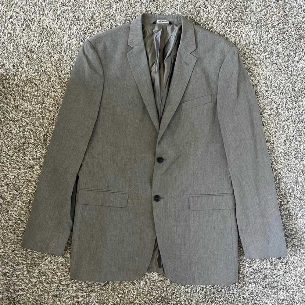 Banana Republic Tailored Fit Taupe Melange Blazer